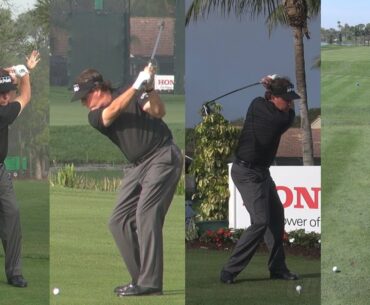 PHIL MICKELSON - 2014 HONDA CLASSIC PRO AM GOLF SWING FOOTAGE - REG & SLOW MOTION 1080p HD