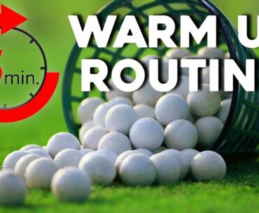 How to warm up before PLAYING GOLF | 5 minute session