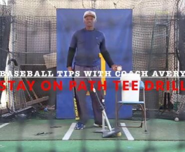 Hitting: Swing Through The Ball - Stay On Path Tee Drill