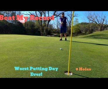 Throwing The Putter In The Trash!! Beat My Record | Clear Creek Golf Club Front 9