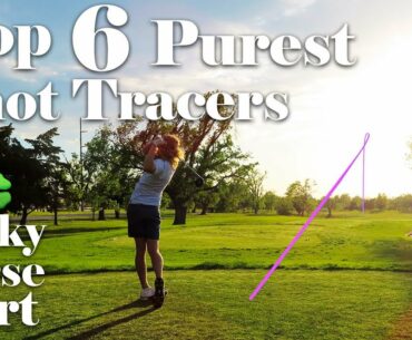 Top 6 Purest Shot Tracers From My Last Round Wearing My Lucky Horse Shirt #shorts