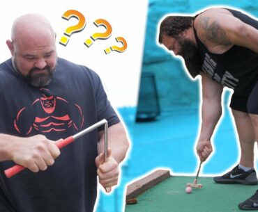 400LB GIANTS GO MINI GOLFING!