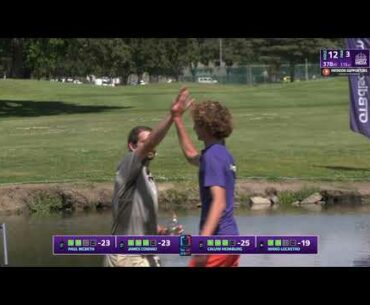 Calvin Heimburg Almost Hits Second Ace of the Tournament (OTB Open Final Round Hole 12)