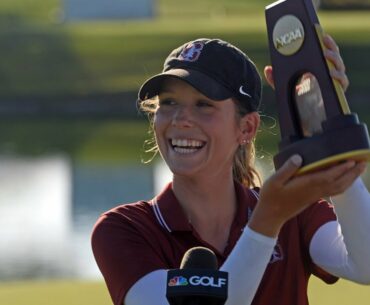 Freshman Rachel Heck wins 2021 NCAA golf individual title