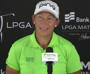 Angela Stanford: Wednesday quotes 2021 Bank of Hope LPGA Match Play