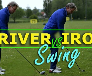 Driver golf swing vs Iron golf swing - What's the difference?