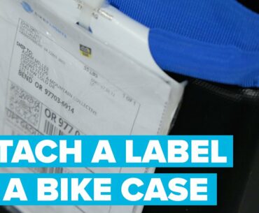 How To Securely Attach Your Label To Your Bike Case or Bag  | Bike Shipping Tips & Tricks