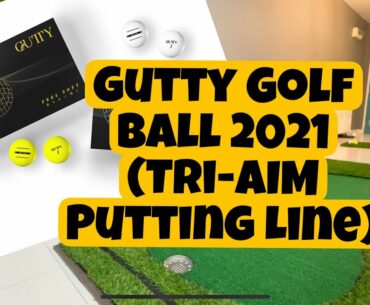 Gutty Feel Soft Golf Ball 2021 (Tri-AIM Putting Line)