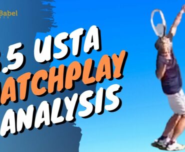 Tennis Match Play Analysis of 3.5 Tennis Player