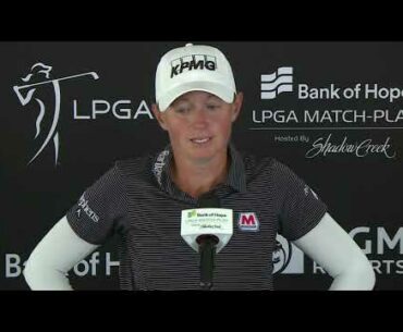 Stacy Lewis: Thursday quotes 2021 Bank of Hope LPGA Match Play