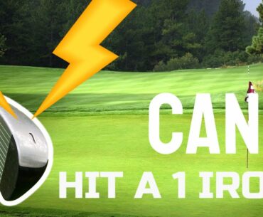 Am I Crazy??? I try to hit a 1 Iron! Can I do it? | #golfing #1iron #subscribe #golftips