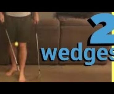 Golf Ball Bouncing tricks using TWO wedges