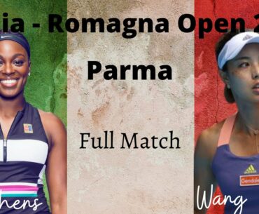 Sloane Stephens vs Qiang Wang | Emilia-Romagna Open 2021 | WTA Full Match