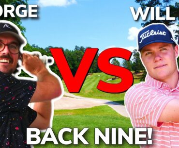 My FIRST EVER Win?!! George vs Will Kilometers (Back Nine) | Bryan Bros Golf