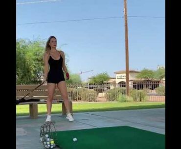 Paige Spiranac | Golf shorts | Golf Swing