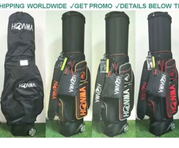 [Sale] $225.99 New Golf Club bag multifunctional Golf standard bag HONMA Tug bag Ultra light Nylon