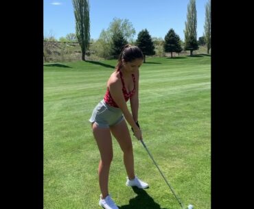 Mei Brennan | Golf shorts | Golf Swing