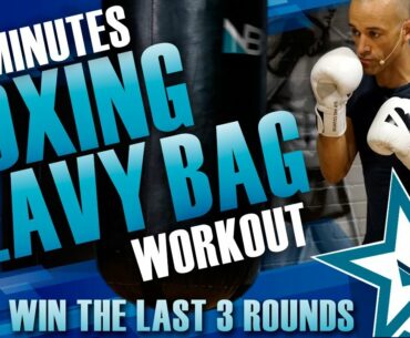 15 Minute Intense Boxing Heavy Bag Workout | How to survive the Last 3 rounds| NateBowerFitness