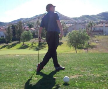 Rocky Welborn Tees Off on Hole #5 on the South Course at Los Serranos