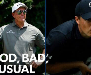 Spieth’s rollercoaster Sunday, Mickelson’s humor and Morikawa’s weird week