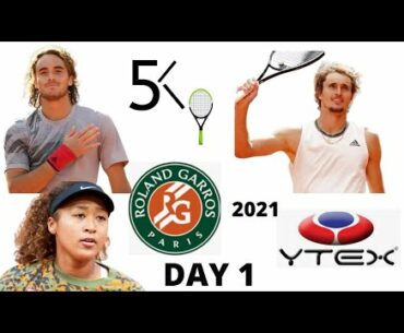 2021 Roland Garros / French Open Day 1 Tennis News, Talk & Live Chat. Thiem Loses. Osaka Banned?