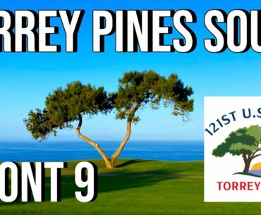 TACKLING TORREY | 2021 US OPEN FRONT 9 Preview Course Vlog | Shot for Shot with Drone Flyovers