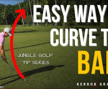 HOW TO CURVE THE GOLF BALL - SIMPLE METHOD