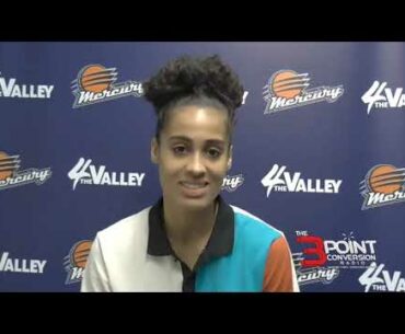 Mercury Skylar Diggins-Smith talks about the loss to the Aces and takes accountability