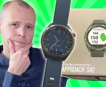 Garmin S42 Golf Watch - Unboxing!