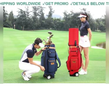 [Cheap] $153.75 PGM golf standard ball bag men and womens multi functional consignment air bag with