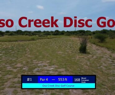 Oso Creek Disc Golf Course drone flythrough