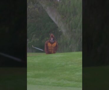 BIGFOOT ON THE GOLF COURSE!! #Shorts