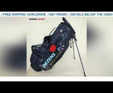 [Sale] $223 DEZENS NEW 8.5inch Standard Ball Cart Black Golf Bag Cart Tripod Bag Stuff Golf Set