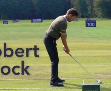 Robert Rock Golf Swing - 3 Wood DTL (Full Speed & Slow Motion)
