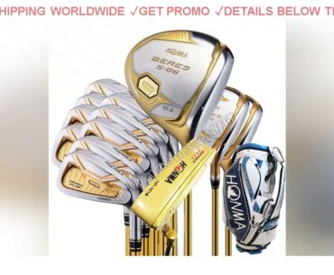 [Promo] $816 New Golf Clubs HONMA S 06 Club Complete Set Golf driver.wood.irons.Clubs Golf Graphite