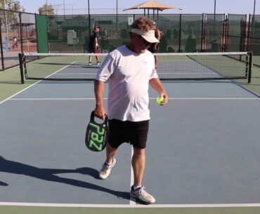 Crumblelina... Coach David Pickleball & Applesauce vs Becky & TeeMo