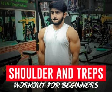 Best Shoulder and Traps Workout For Beginners| Complete Exercise | Gym Freak | Akash kumar