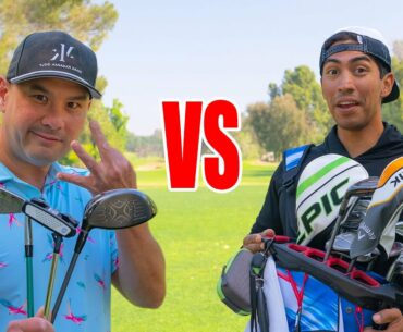PGA Pro w/ 3 Clubs Only vs Amateurs w/ Full Bags!