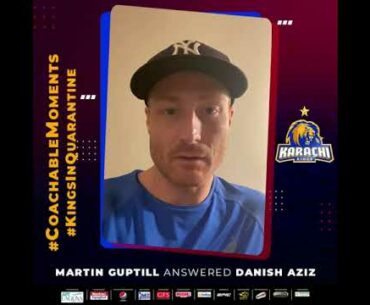 #MartinGuptill shares his batting technique for hitting straight down the ground with #DanishAziz