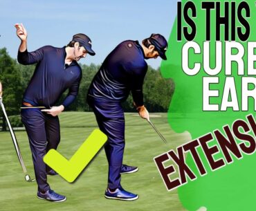 Do This One Move On Your Backswing And Watch The Results! | Early Extension Golf Swing Fix