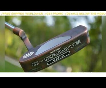 [Promo] $120 Authentic YES c groove copper color putter Golf Clubs Steel Shaft And Putter Headcove