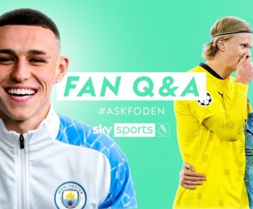 Phil Foden reveals what he REALLY said to Erling Haaland | Fan Q&A with Phil Foden #AskFoden