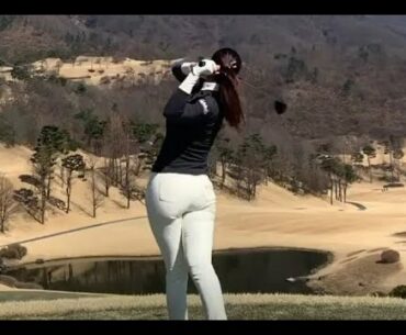 Beautiful Korean Golfers & Best Swings part 1