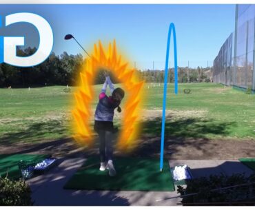 Golf Tip: HOW TO HIT UP ON A DRIVER with JUNIOR GOLFER