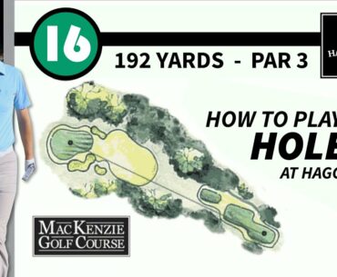 How to Play Hole #16 at the Alister MacKenzie Golf Course at Haggin Oaks