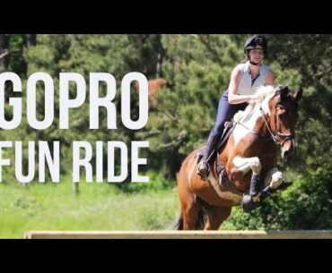 FUN RIDE WITH FRIENDS | GoPro hat cam | Footluce Eventing