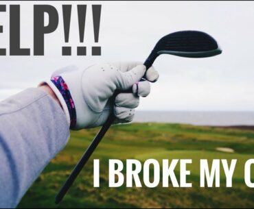 HELP I broke my golf club