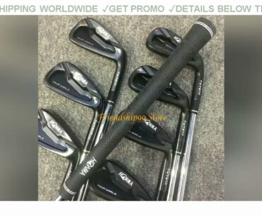 [Promo] $331.5 New Golf Irons HONMA TW737P Black Golf Clubs 5 11 Clubs Irons Graphite shaft R/S/SR