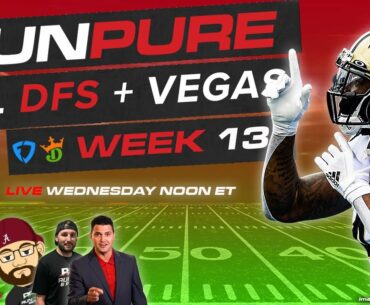 NFL WEEK 13 DRAFTKINGS + VEGAS STRATEGY