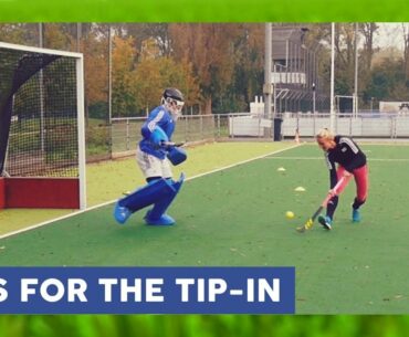 Tips for the Deflection/Tip-In - Field Hockey Technique | HockeyheroesTV